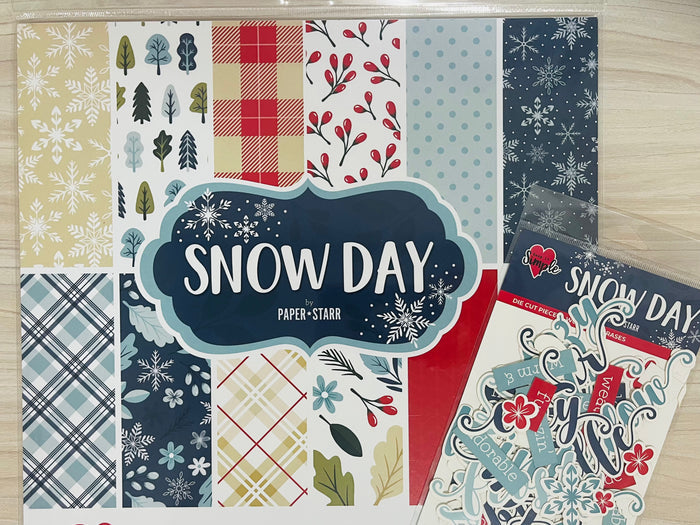 KISS Collection Paper Pack and Ephemera Die Cuts Snow Day