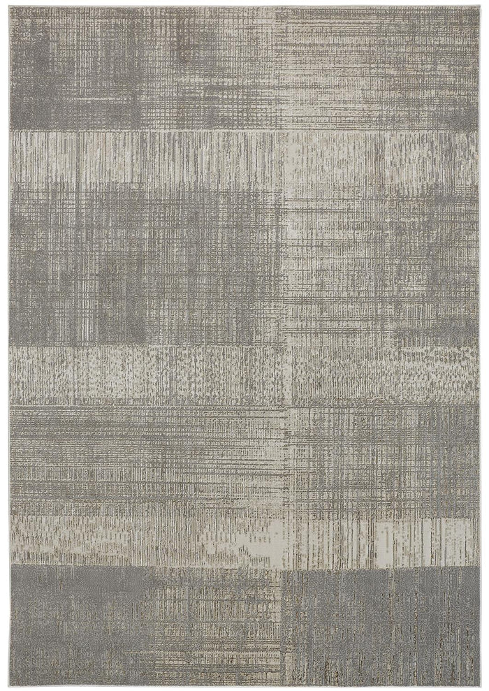 The Rug Corner Feizy Aura Modern Abstract - Gray/Ivory