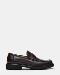 BRODIE Brown Slip-On Lug Men's Loafer | Steve Madden