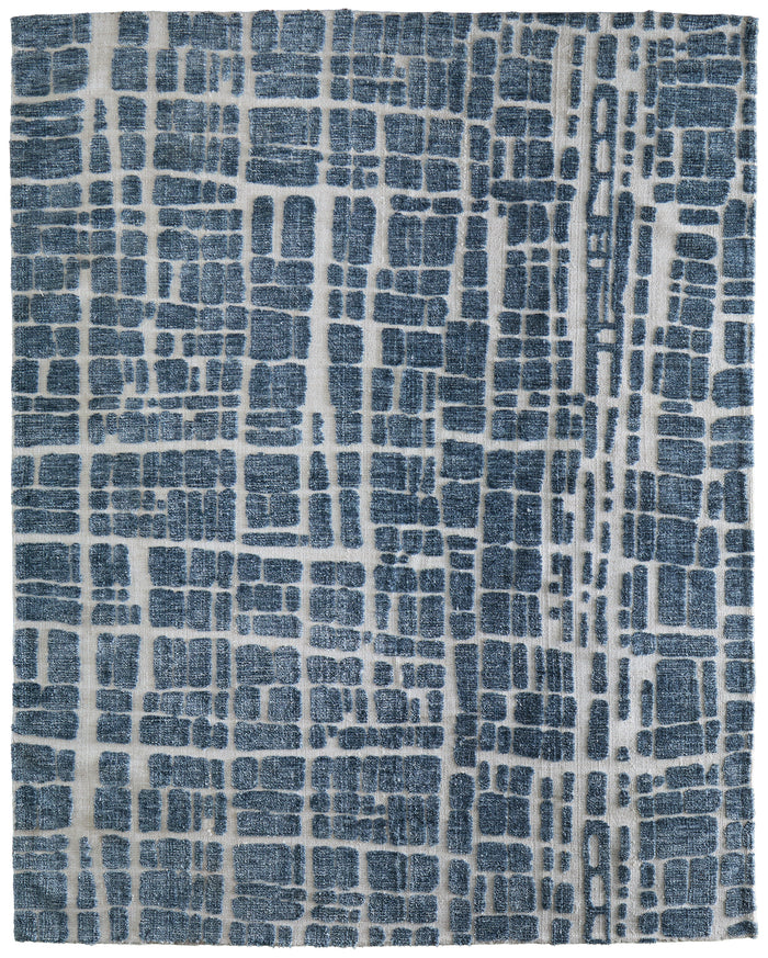 The Rug Corner Feizy Colton Modern Abstract - Blue/Ivory Colton Modern Abstract - Blue/Ivory