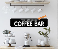 Custom Coffee Bar Decor Sign
