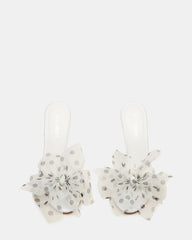 DAVINA TULLE WHITE/BLACK POLKA DOT