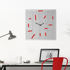 Design Object - Crossword Wall Clock - Made in Italy - Time for a Clock