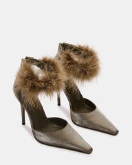 ELUSIVE OLIVE SATIN