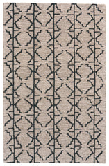 The Rug Corner Feizy Enzo Transitional Geometric - Black/Taupe/Gray