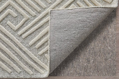 The Rug Corner Feizy Enzo Transitional Geometric - Tan/Ivory