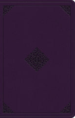 ESV Value Thinline Bible-Lavender Ornament Design TruTone