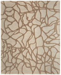 The Rug Corner Feizy Kimball Transitional Abstract - Ivory/Brown/Tan