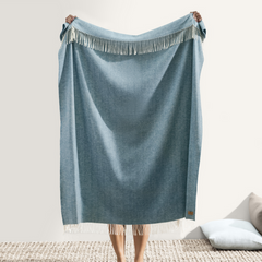 Lake Herringbone Throw