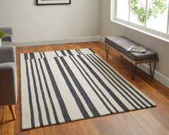 lifestyle The Rug Corner Feizy Maguire Transitional Abstract - Ivory/Black Maguire Transitional Abstract - Ivory/Black