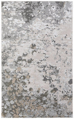 The Rug Corner Feizy Micah Modern Abstract - Silver/Gray/White