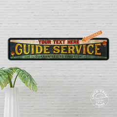 Personalized Fish Guide Service Sign