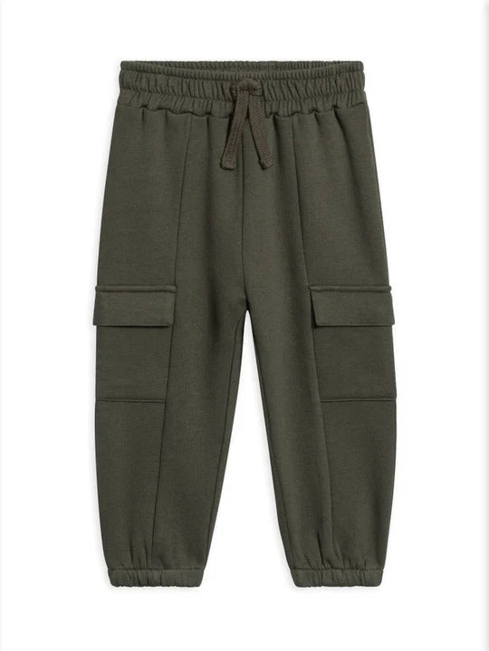 SALE! Colored Organics Dallis Fleece Cargo Sweatpants - Pine