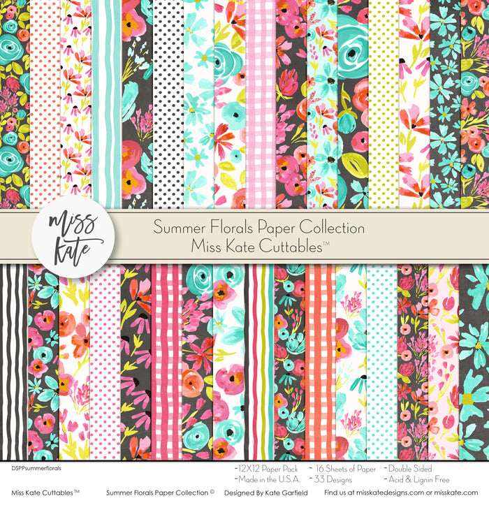 Summer Florals - Paper Pack
