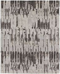 The Rug Corner Feizy Vancouver Modern Abstract - Ivory/Brown/Gray