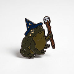 Wizard Frog Enamel Pin