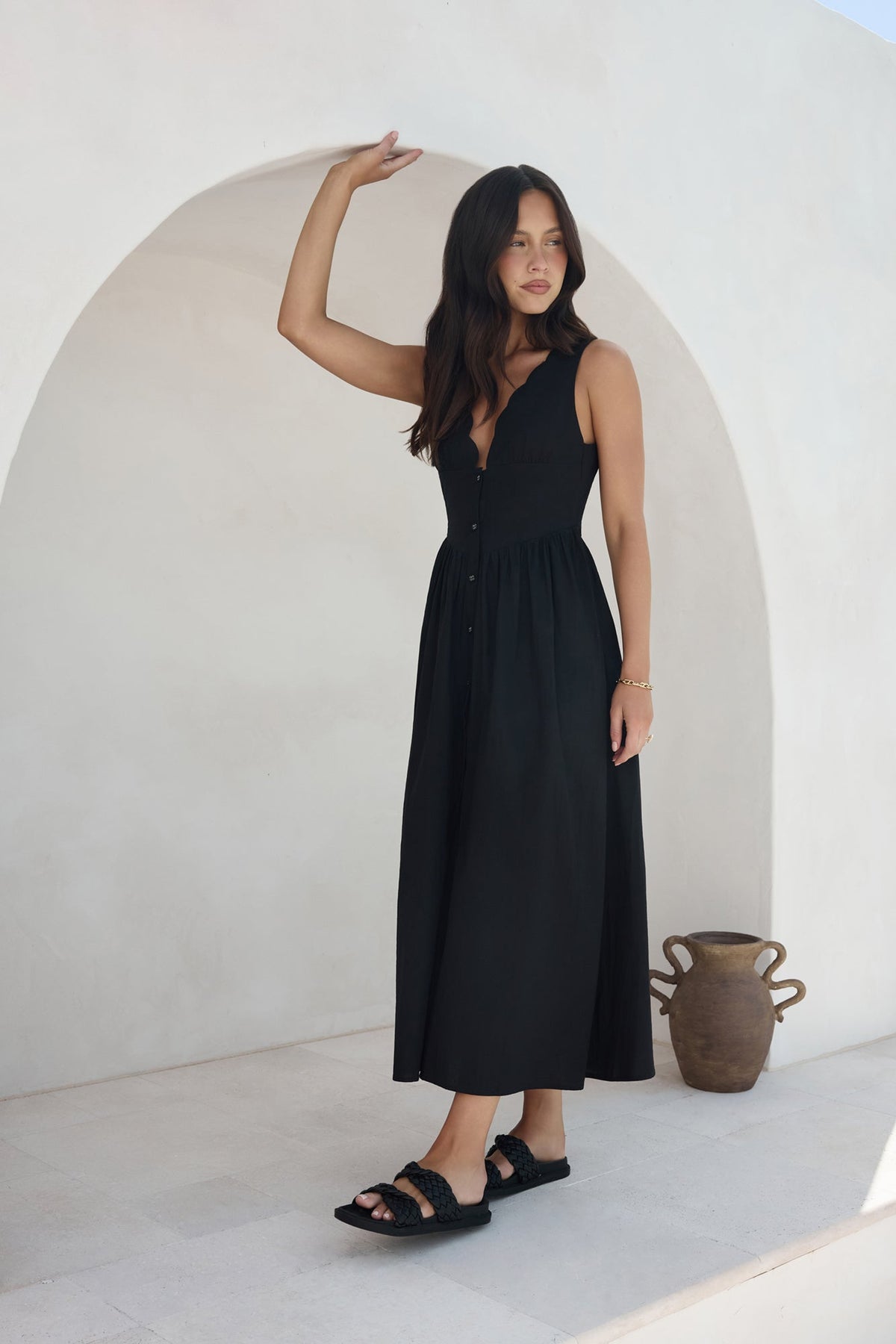 Chasing Daylight Maxi Dress Black