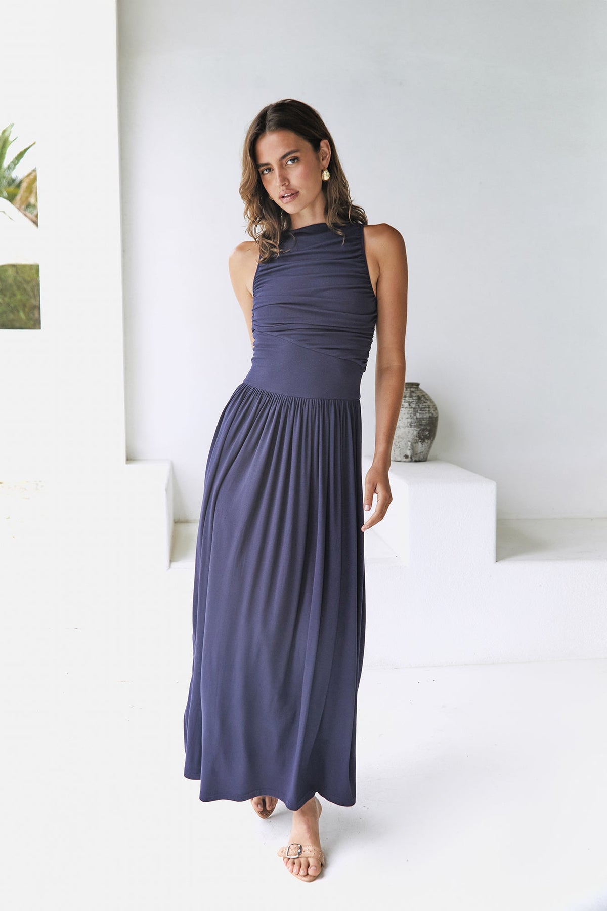 Nalla Maxi Dress Navy