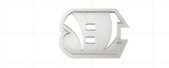 3D Printed NFL Cincinnati Bengals B Logo Cookie Cutter