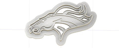 3D Printed NFL Denver Broncos Logo Cookie Cutter