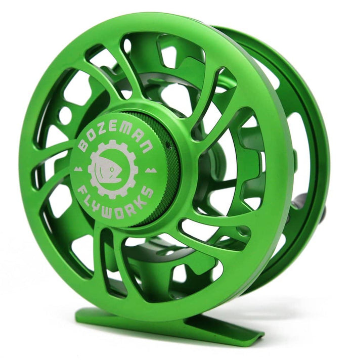 5/6wt - The Patriot Reel Flat Green w/ Line
