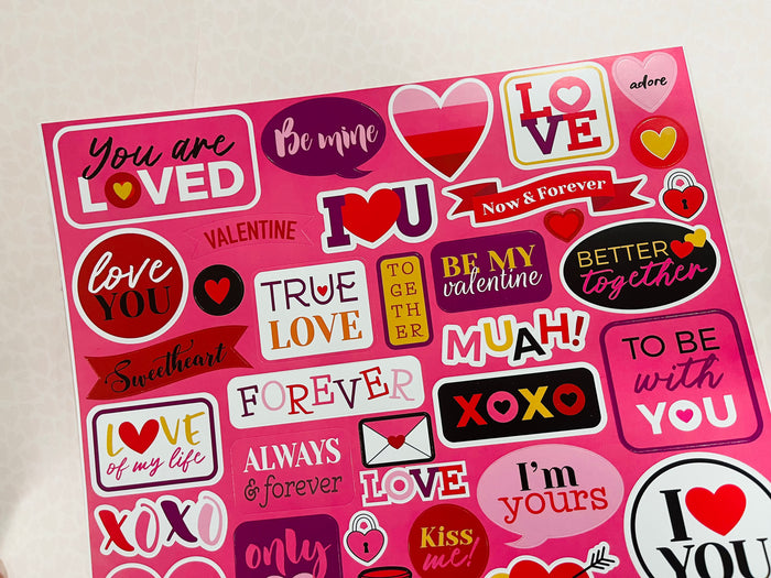 CT Scrapbooks Layout Kit Valentines Day Love