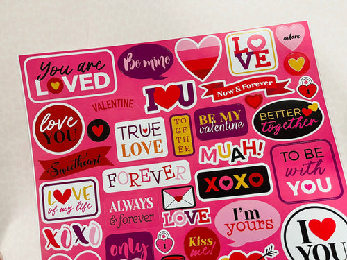 CT Scrapbooks Layout Kit Valentines Day Love