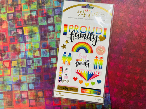 CT Scrapbooks Layout Kit Love is Love Pride 2