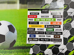 CT Scrapbooks Layout Kit Sports Soccer