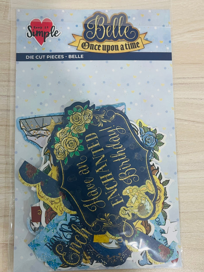 KISS Collection Paper Pack and Ephemera Die Cuts Princess Belle