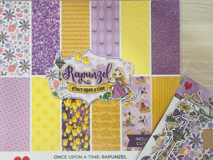 KISS Collection Paper Pack and Ephemera Die Cuts Princess Rapunzel