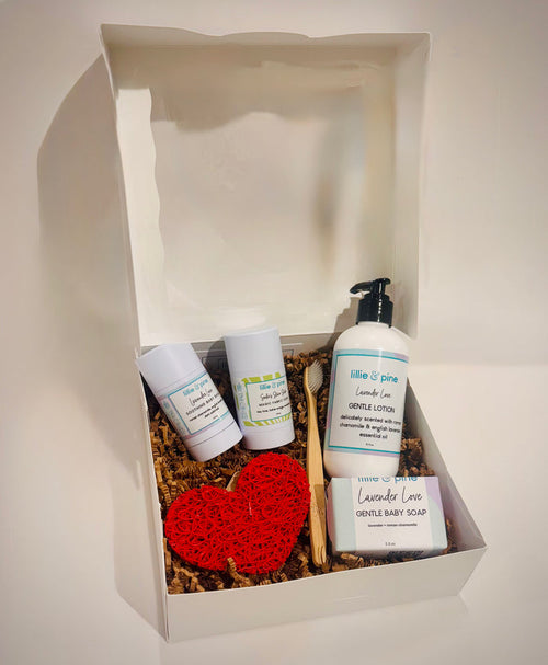 Lavender Love Baby Gift Set
