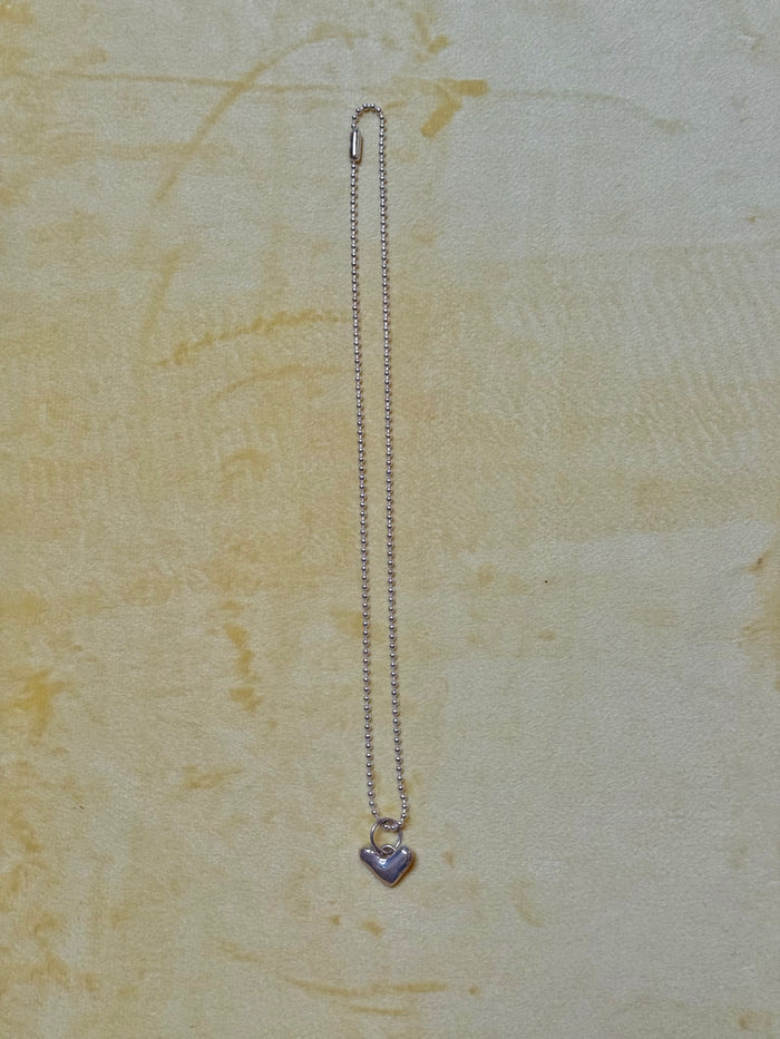 Heart Pendant Small | Sterling Silver - Tess Davis