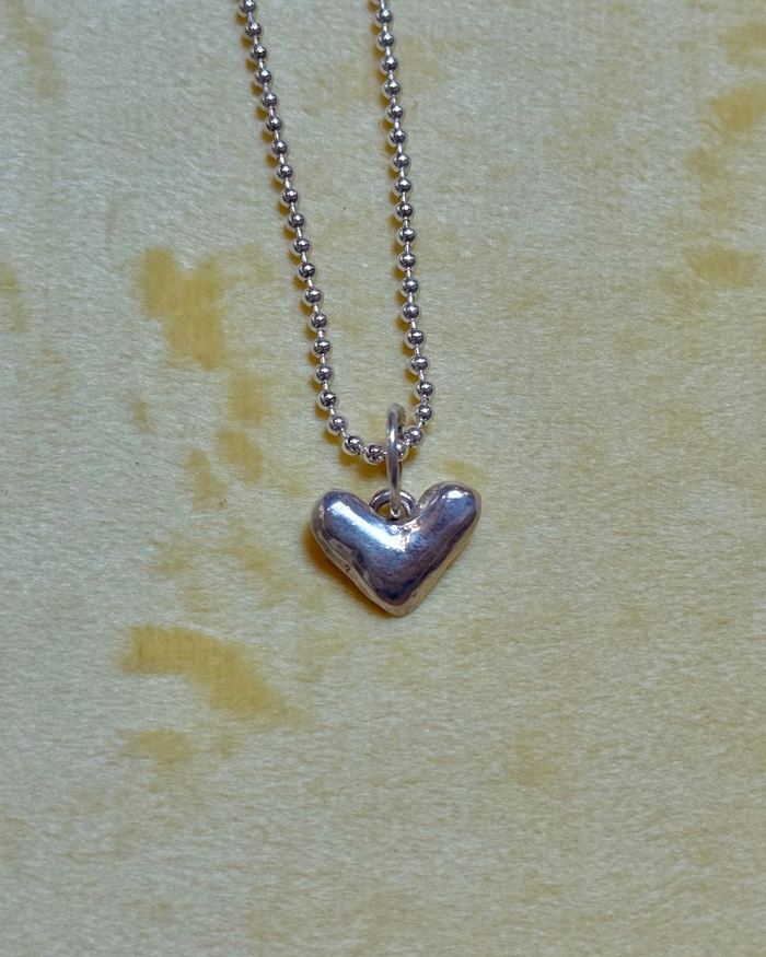 Heart Pendant Small | Sterling Silver - Tess Davis