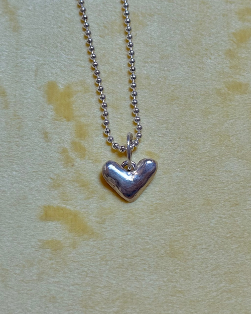 Heart Pendant Small | Sterling Silver - Tess Davis