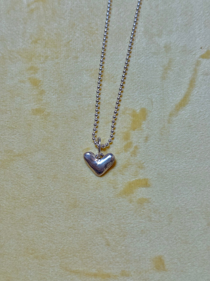 Heart Pendant Small | Sterling Silver - Tess Davis