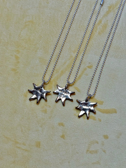 Soleil Pendant "Mother" | Yellow Bronze - Tess Davis