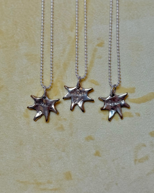 Soleil Pendant "Mother" | Yellow Bronze - Tess Davis