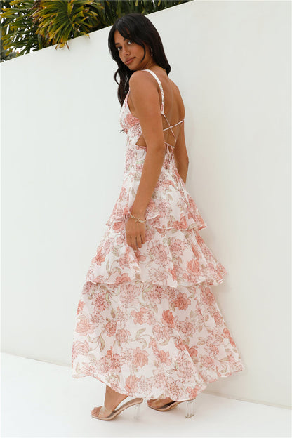 Foolish One Maxi Dress Pink