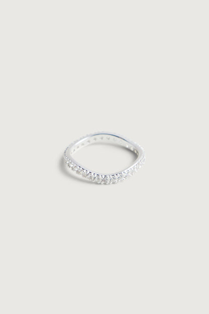 CURVY ZIRCONIA RING