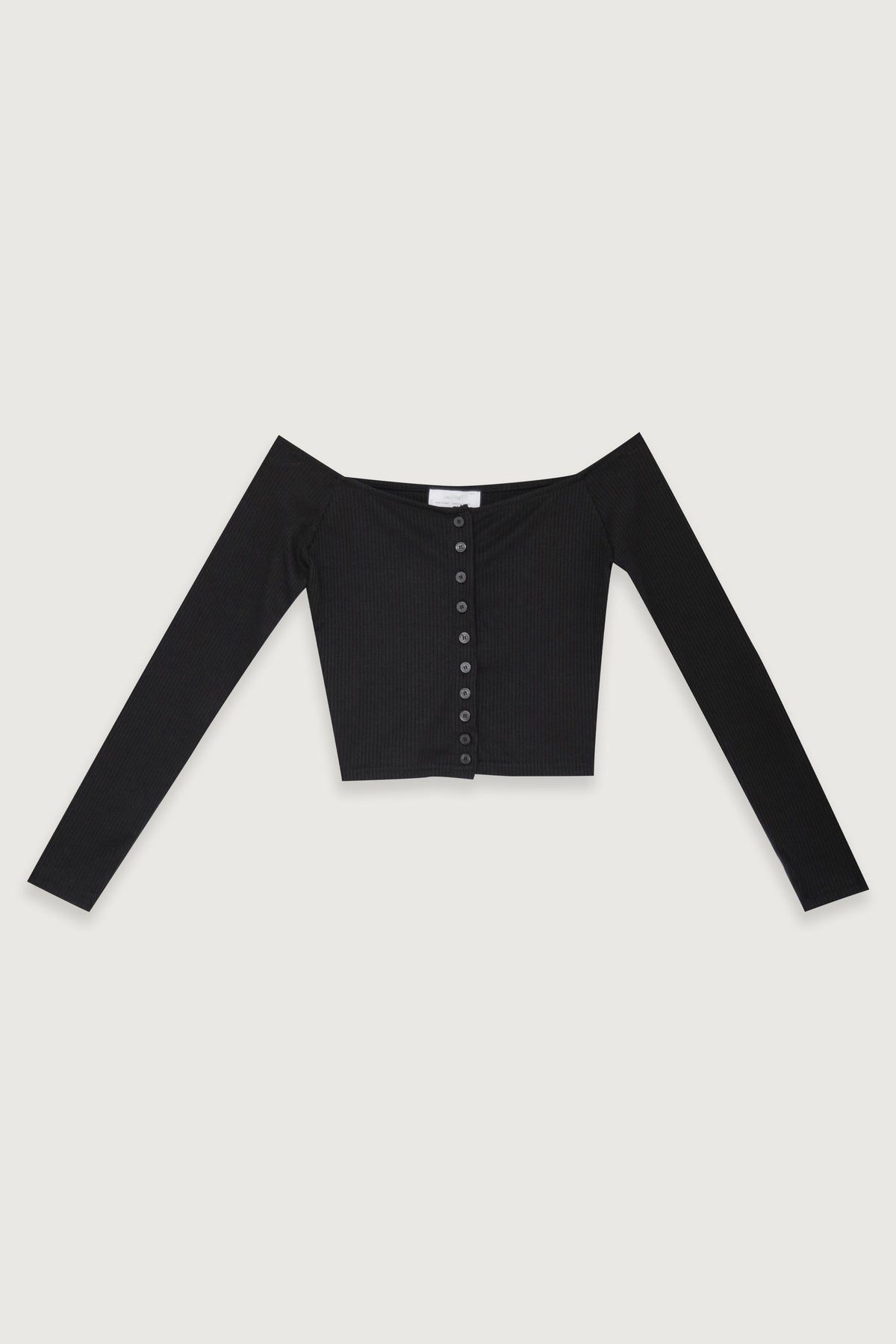 OFF SHOULDER BUTTONED FRONT TOP