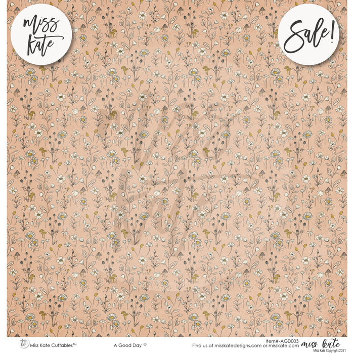 A Good Day-Pink- Paper & Sticker Kit 12X12 (Ds)