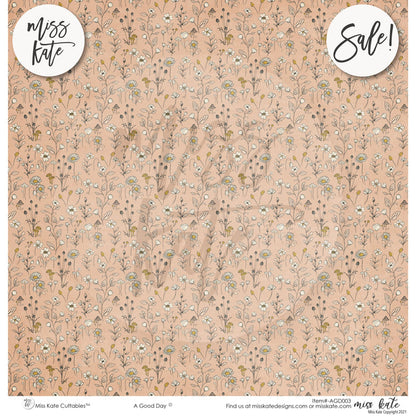 A Good Day-Pink- Paper & Sticker Kit 12X12 (Ds)