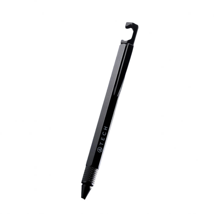 A-Tech Multitool Pen 7-in-1 Phone Stand Black Single Pen