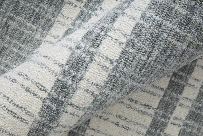 The Rug Corner Feizy Aberdeen Modern Stripes - Gray/White  Aberdeen Modern Stripes - Gray/White