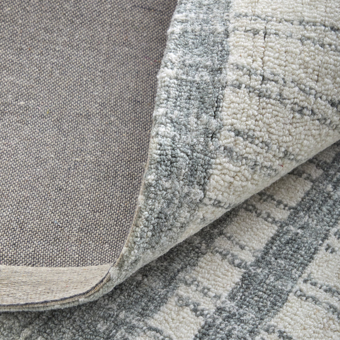 The Rug Corner Feizy Aberdeen Modern Stripes - Gray/White  Aberdeen Modern Stripes - Gray/White