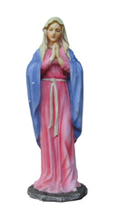 Adoring Virgin Statue in Color 8"