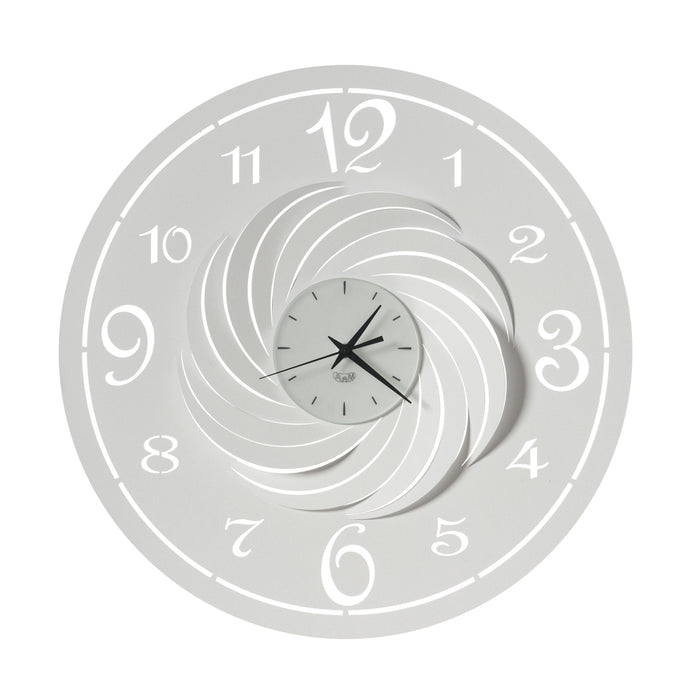 Arti e Mestieri Ariel Small Modern Wall Clock - Made in Italy - Time for a Clock