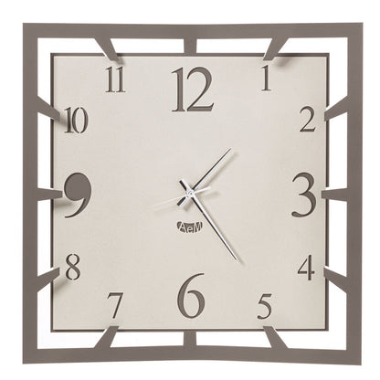 Arti e Mestieri Big Soqquadro Squared Wall Clock - Made in Italy - Time for a Clock