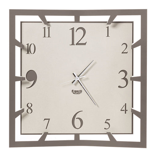 Arti e Mestieri Big Soqquadro Squared Wall Clock - Made in Italy - Time for a Clock